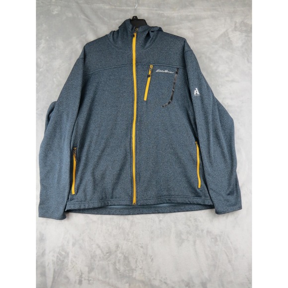 Eddie Bauer Other - Eddie Bauer Fleece Jacket XL Gray Yellow  First Accent Outdoor Performance
